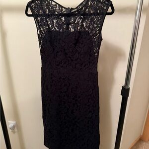 Elegant Black Lace Dress